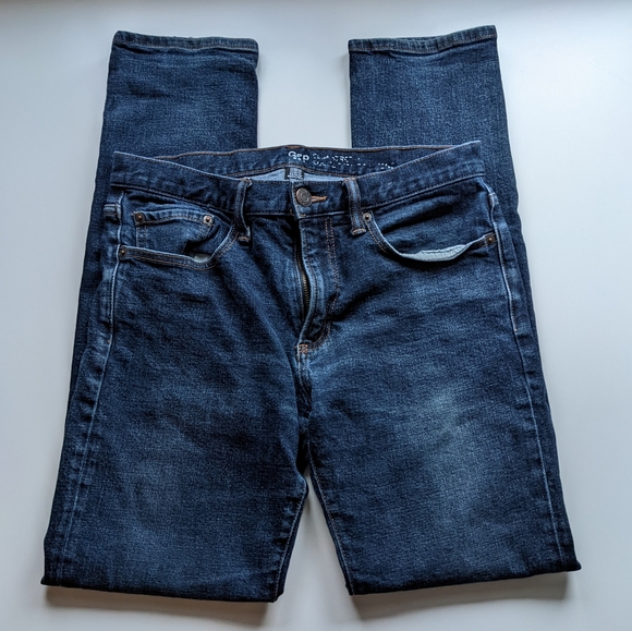 Men's Gap Factory Slim Straight Denim, 30x32 - Picture 4 of 4